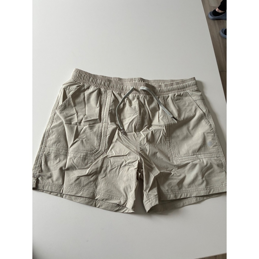 New GRADUAL‎ Women's hiking Beige Nylon Spandex Stretch Cargo Shorts Size XL
